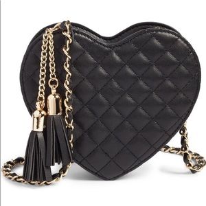 Mali + Lilli Quilted mini Black Cross Body Bag